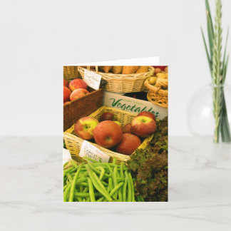 Farmers' Market Note Card