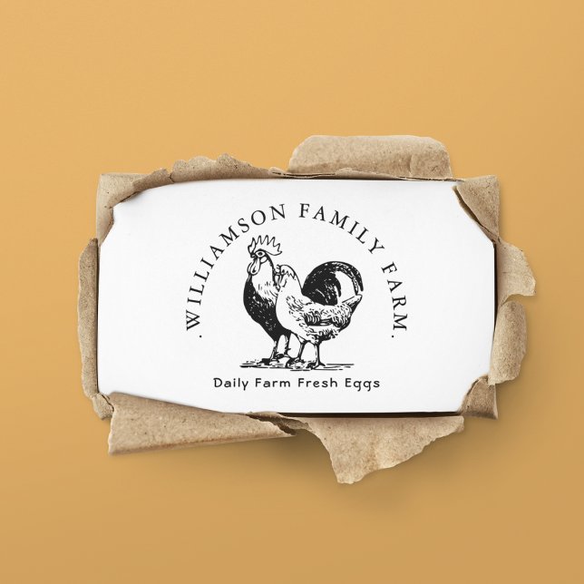 Farmers Market Organic Fresh Eggs Chicken  Business Card (Creator Uploaded)