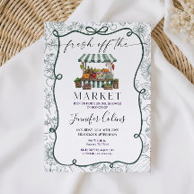 Farmers Market Sage Green Bridal Shower 