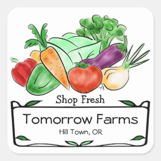 Farmers Market Stickers
