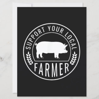 Farmers Market Support Your Local Pig Farmer Ranch