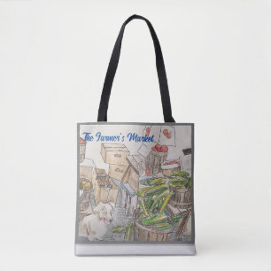 Farmer's Market Tote Bag