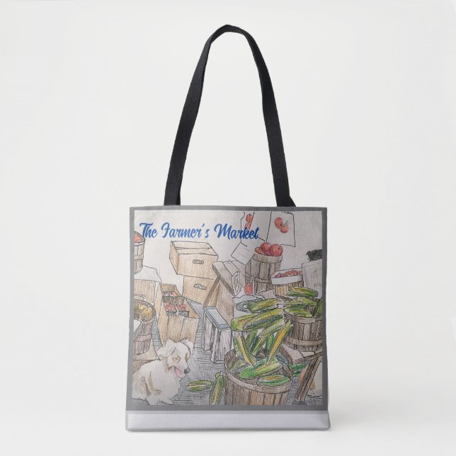 Farmer's Market Tote Bag (Front)