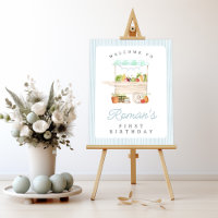 Farmers Market Vegetable Stand Birthday Welcome