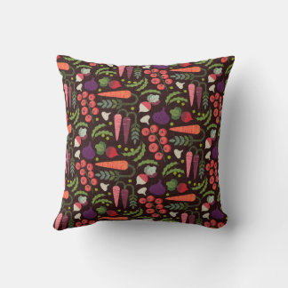 Farmers Market Vegetables Cushion