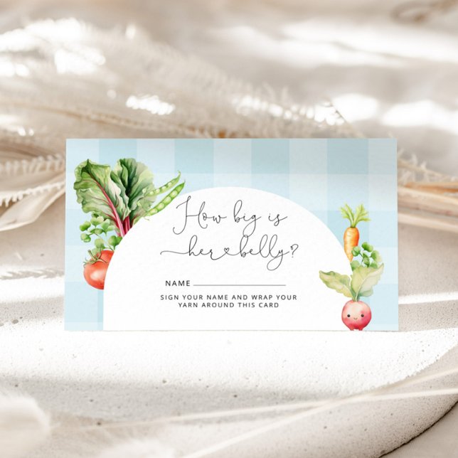 Farmers market vegetables how big mummy's belly enclosure card (Creator Uploaded)