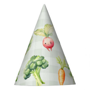 Farmers market vegetables locally grown birthday party hat