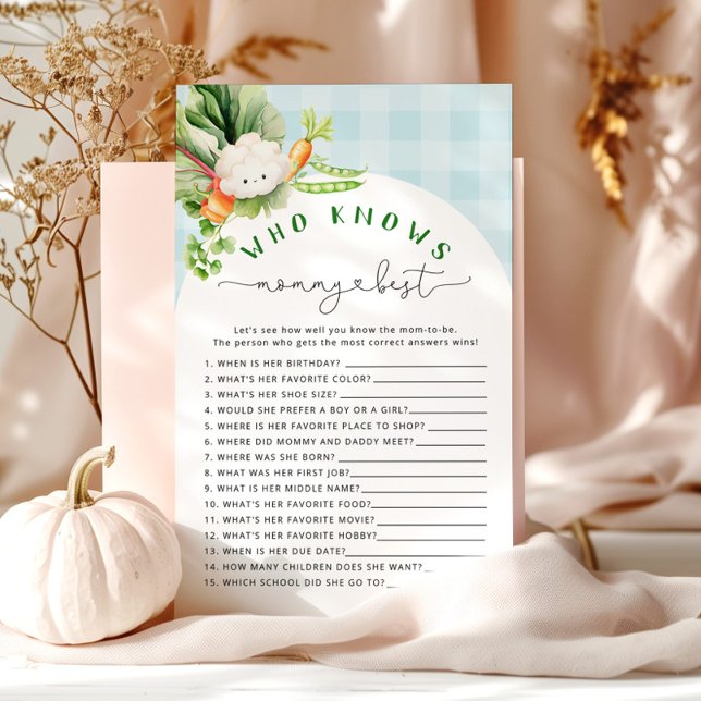 Farmers market Who knows mummy best game (Creator Uploaded)