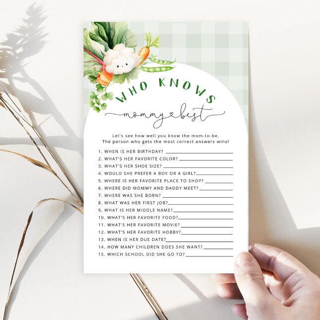 Farmers market Who knows mummy best game (Creator Uploaded)