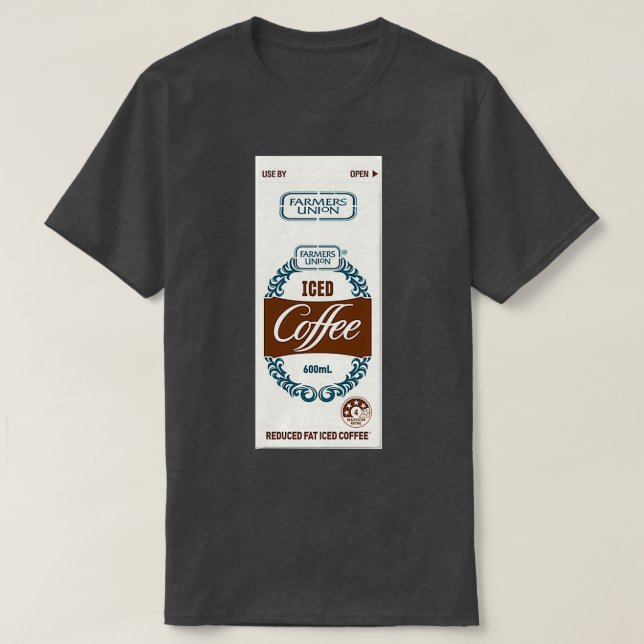 Farmers Union Iced Coffee Long  T-Shirt (Design Front)