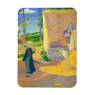 Farmhouse at Le Pouldu, 1890 (oil on canvas) Magnet