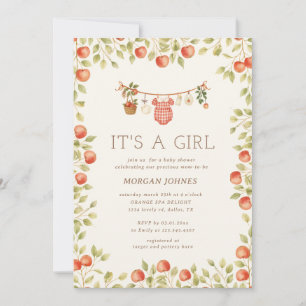 Farmhouse Baby Clothesline Baby Shower Invitation