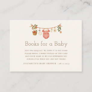 Farmhouse Baby Clothesline Enclosure Card