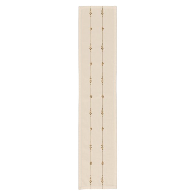 Farmhouse Botanical Table Runner Neutral Floral Ki (Front)