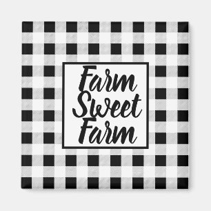 Farmhouse Buffalo Check Magnet