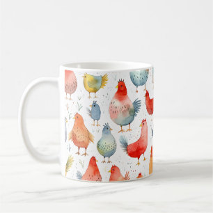 Farmhouse Chickens Coffee Mug