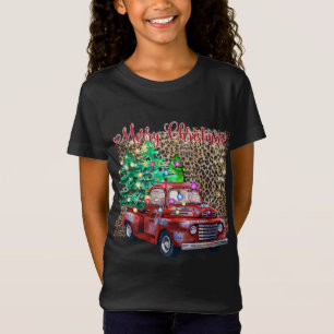 Farmhouse Christmas Aesthetic Red Truck ' Christma T-Shirt
