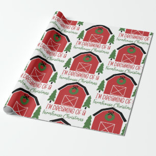 Farmhouse Christmas  Wrapping Paper