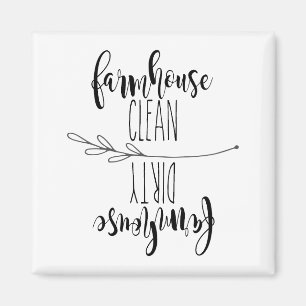 Farmhouse Clean/Dirty Dishwasher Magnet