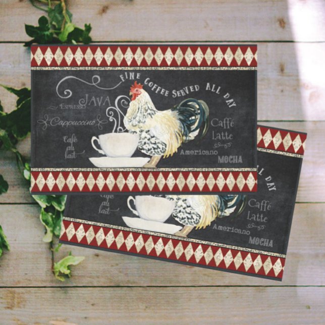 Farmhouse Coffee Kitchen Rooster Chalk Decoupage Tissue Paper (Creator Uploaded)