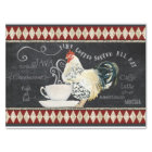 Farmhouse Coffee Kitchen Rooster Chalk Decoupage