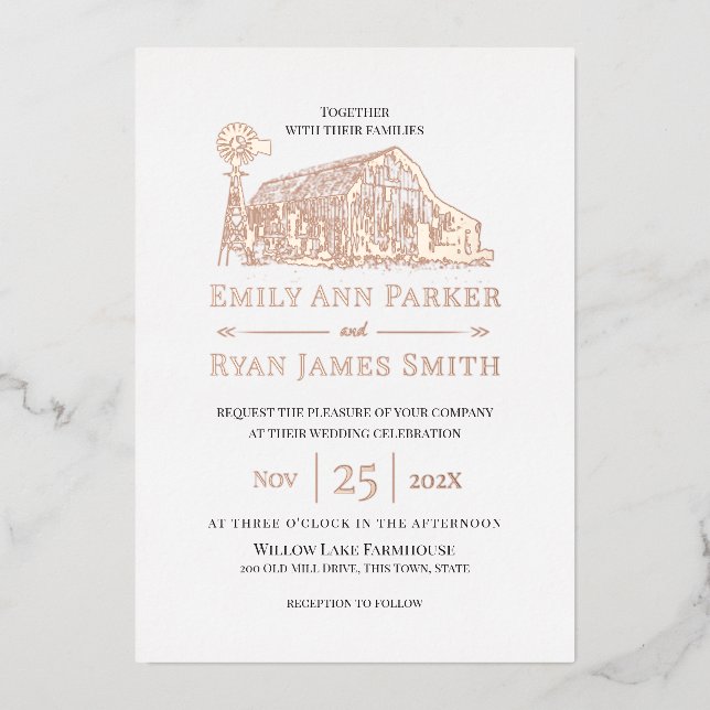 Farmhouse Country Barn  (Front)