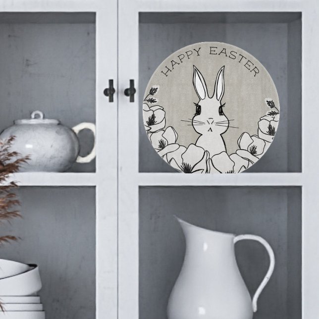 Farmhouse Easter Magnolia Flower Custom  Cutting Board (Creator Uploaded)