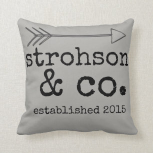 farmhouse family personalised pillow