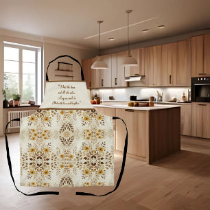Farmhouse Floral Customisable Apron