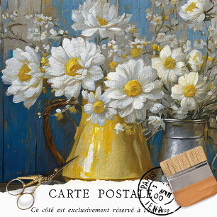 Farmhouse Floral Rustic Vintage Texture Decoupage Tissue Paper