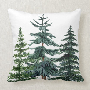 Farmhouse Forest Tree Accent Cushion