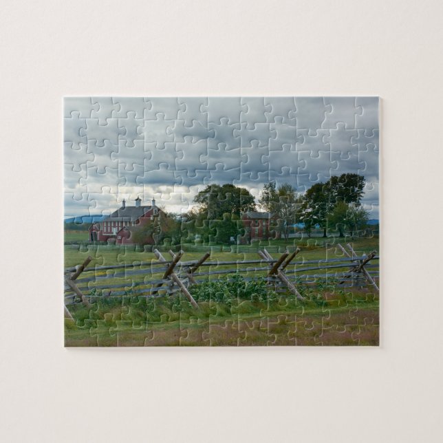 Farmhouse - Gettysburg National Park - PA Jigsaw Puzzle (Horizontal)
