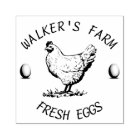 Farmhouse Hen | Personalised Egg Rubber Stamp