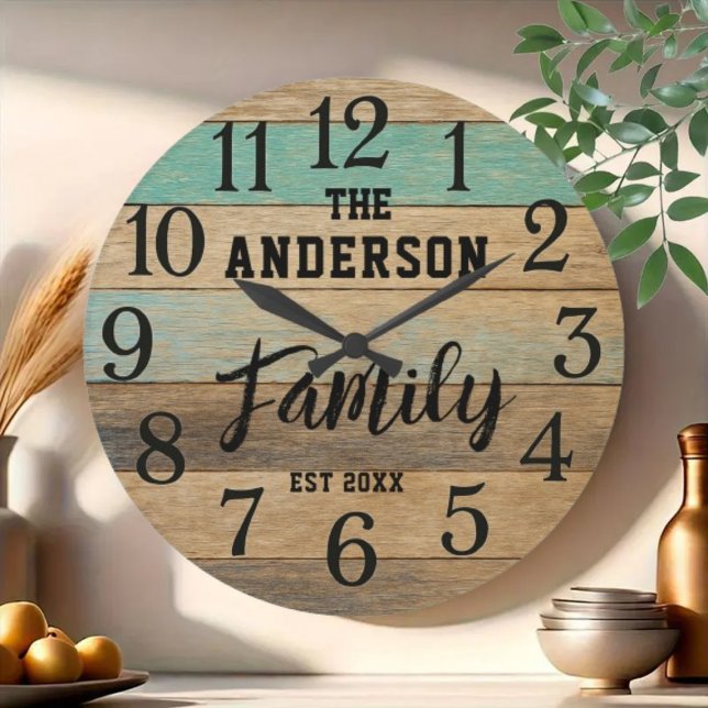 Farmhouse home custom country style rustic large clock (Creator Uploaded)