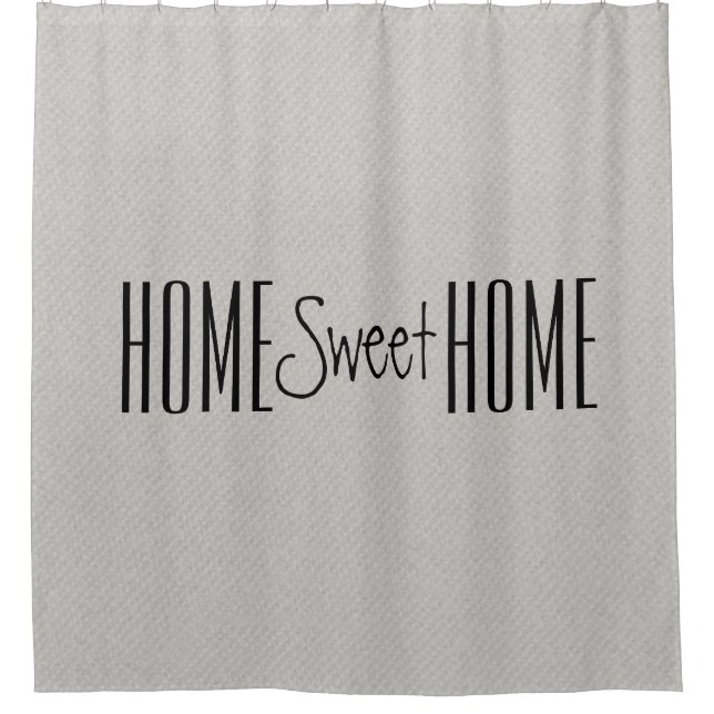 Farmhouse: "Home Sweet Home" | Shower Curtain (Front)