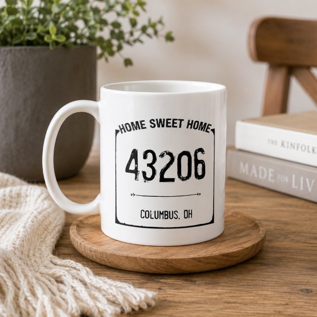 Farmhouse Home Sweet Zip Code Mug (Creator Uploaded)