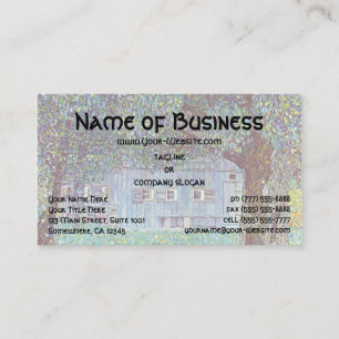 Farmhouse in Austria by Klimt, Victorian Fine Art Business Card