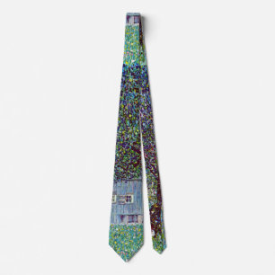 Farmhouse in Austria by Klimt, Victorian Fine Art Tie