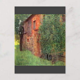 Farmhouse in Chamber in Attersee by Gustav Klimt Postcard