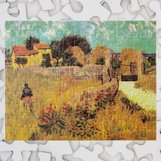 Farmhouse in Provence by Vincent van Gogh Jigsaw Puzzle (Creator Uploaded)