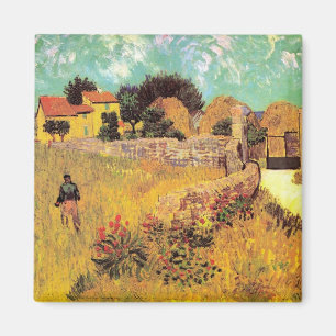 Farmhouse in Provence by Vincent van Gogh Magnet