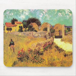 Farmhouse in Provence by Vincent van Gogh van Gogh Mouse Pad
