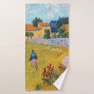 Farmhouse in Provence, Van Gogh Bath Towel