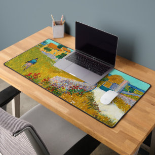 Farmhouse in Provence Van Gough Desk Mat