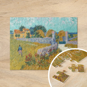 Farmhouse in Provence Vincent Van Gogh Jigsaw Puzzle