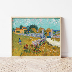 Farmhouse in Provence   Vincent Van Gogh Poster
