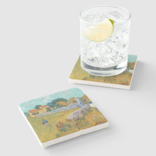 Farmhouse in Provence Vincent van Gogh Stone Coaster