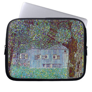 Farmhouse in Upper Austria by Gustav Klimt Laptop Sleeve
