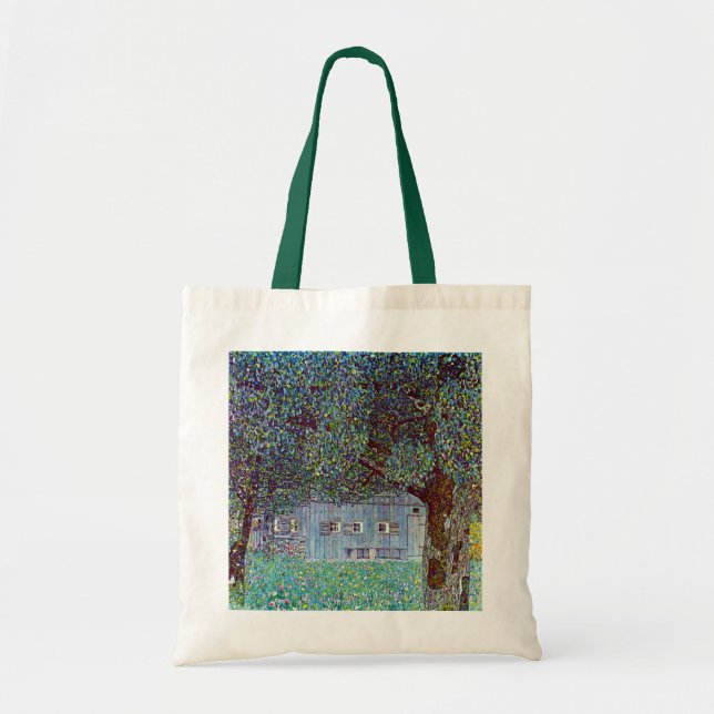 Farmhouse in Upper Austria by Gustav Klimt Tote Bag (Front)