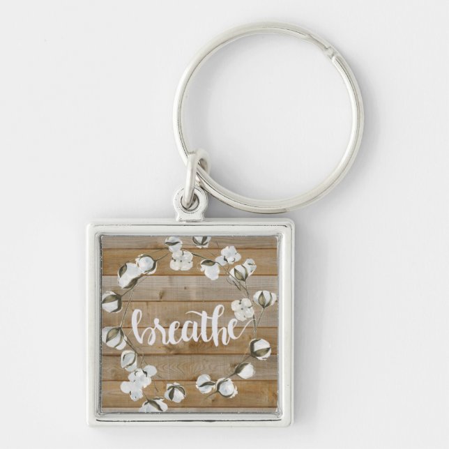 Farmhouse Inspiration - Breathe Key Ring (Front)